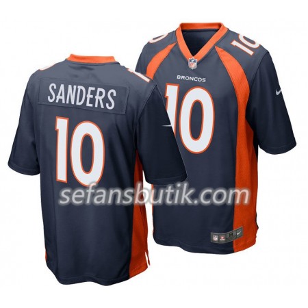 Denver Broncos Tröjor Emmanuel Sanders 10 Nike Blå - Herr Denver Broncos Tröjor Emmanuel Sanders 10 Nike Blå - Herr